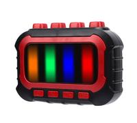 AMONIDA Macchina da Gioco Ritmica con Punta delle , Sincronizzazione Portatile della Luce LED con Musica, 4 modalità Sfida, con 3 Batterie AAA Non Incluse, per Tutte le età e Livelli di