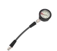 AMONIDA Manometro per Immersione, Quadrante a Bagliore Notturno con Tubo Intrecciato, Manometro per Immersione Compatibile Ad Alta Pressione, Ideale per la Sicurezza Subacquea dell'erogatore BCD