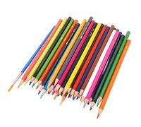 AMONIDA Matite Acquerellabili Colori Vivaci Assortiti per Dipingere e Colorare, 36 Matite per Schizzi in Legno Massello con Pennello (36 colori)