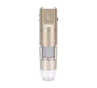 AMONIDA Microscopio Digitale USB 1600x con 8 Luci LED Chiara Osservazione Sul Campo e in Classe, Ricaricabile per Uso Interno Ed Esterno