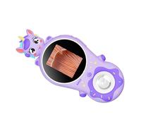 AMONIDA Microscopio Portatile Portatile con Zoom 500X Luce LED per Esplorazione e Studio per Studenti e Ricercatori (PURPLE)