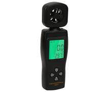 AMONIDA Mini Anemometro Digitale SMART SENSOR AS816, Misuratore Compatto di velocità del e Temperatura per Uso Esterno Ed Interno, Misuratore Accurato del Flusso D'aria, Leggero e Portatile