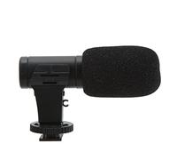 AMONIDA Mini Microfono MIC 06 per Telefono Cellulare, Materiale ABS Affidabile, Riduce il Rumore per la Registrazione Video, Plug and Play per Conferenze Dal Vivo, Colore, 1 Cavo Microfono Incluso