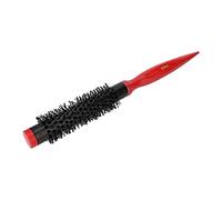 AMONIDA Mini Spazzola Rotonda a Pettine Riccio con Nylon Antibatterico per uno Styling Rapido dei Capelli a Casa, Lunghezza 10,4 Pollici (Numero 1 (12 X 2,8 X 1,2 cm/4,7, 0,5)