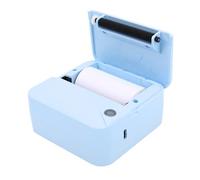 AMONIDA Mini Stampante Termica, Stampante Portatile Senza Inchiostro Bluetooth con Tecnologia OCR, per Appunti di Studio, Etichette per Pianificatore di Foto Fai-da-te (BLUE)
