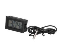 AMONIDA Misuratore Digitale di Umidità e Temperatura, Termometro Igrometro a Sonda Versatile con Display LCD, Mini Termometro Igrometro per Pollaio, Serra, Rettile e Incubatrice