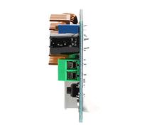 AMONIDA Modulo Boost Digitale DC-DC Scheda Convertitore Step-up Ad Alta Potenza da 4-35 V a 5-45 V, Tensione Regolabile per Applicazioni di Potenziamento della Potenza, Materiale PCB Durevole,