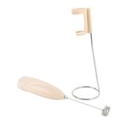 AMONIDA Montalatte Bacchetta Miscelatore Portatile per Bevande Portatile Schiuma Elettrica per Ufficio Domestico ABS 1 Set (Albicocca)