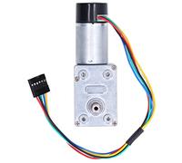 AMONIDA Motoriduttore a Vite Senza Fine Motore con Encoder Interamente in Metallo Ad Alta Torsione per Dispositivi di Azionamento Industriale (40RPM DC12V)