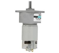 AMONIDA Motoriduttore DC 12V 24V 35W Coppia Elevata Velocità Bassa RPM Rotazione CW CCW Regolabile con Ingranaggi in Metallo Bobina in Rame per Modelli di Robotica di Automaz (24V500 giri/min)