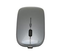 AMONIDA Mouse Wireless Ricaricabile 2.4G con Funzione Silenziosa con Retroilluminazione Colorata per Laptop e Ufficio, Struttura in ABS Resistente (grigio scuro)