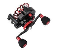 AMONIDA Mulinello da Pesca Automatico su Zattera 3.6:1 con Regolazione della Forza di Scarico, Perfetto per la Pesca su Roccia e Ghiaccio, Design in Metallo Resistente (Coppa in filo finemente