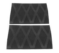 AMONIDA Nastro Antiscivolo per Racchette da Tennis in Poliolefina Comodo Overgrip Antiscivolo per Racchette Orizzontali 2 Pezzi (Black)