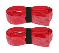 AMONIDA Nastro per Impugnatura per Racchetta da Tennis Overgrip Spessi e Durevoli per L'assorbimento degli Urti per Giocatori di Tennis/Badminton (Rosso)