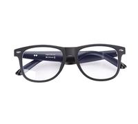 AMONIDA Occhiali Intelligenti AI per Donna Uomo, Occhiali per Traduzione Bluetooth con Lenti Che Bloccano la Luce Blu, Riproduzione Musicale, Chiamate in Vivavoce per Viaggi d'affari (BLACK)