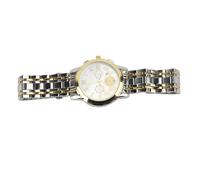 AMONIDA Orologio da Uomo D'affari Elegante Quarzo Analogico Luminoso in Acciaio Inossidabile Bicolore per Occasioni Formali da Indossare Ogni Giorno (#3)
