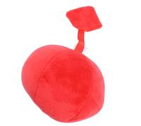 AMONIDA Palla Sensoriale per Bambini, Palla Morbida Strutturata per L'educazione Precoce, Tracciamento Visivo e Sviluppo Dell'ascolto, Materiale Peluche (rosso)