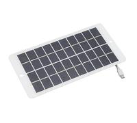 AMONIDA Pannello Solare da 10 W 5 V con Connessione di Tipo C per Dispositivi a Basso Consumo, Silicio Policristallino Durevole, Ideale per L'illuminazione di Emergenza