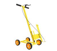 AMONIDA Parcheggio Strisce Macchina con Struttura in Acciaio Inossidabile | Design ergonomico, compatibile con cemento, asfalto, ghiaia, ideale per officine, campi sportivi, giardini