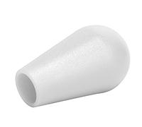 AMONIDA Parte Superiore della Sfera del Joystick di Ricambio, Impugnatura a Bilanciere Ellittica con Filettatura M6 per la Personalizzazione del Controller di Gioco (WHITE)