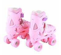 AMONIDA Pattini a Rotelle per Bambini Regolabili con Ruote Luminose - Design Sicuro e Stabile per Ragazzi e Ragazze - Perfetti per le attività All'aperto - Realizzati con Materiali Durevoli