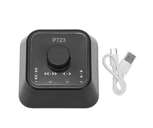 AMONIDA Pedale Girapagina Wireless con Pulsanti Programmabili per Musica e Presentazioni, Materiale ABS Resistente, Ricaricabile Tramite USB