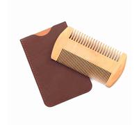 AMONIDA Pettine per lo Styling dei Baffi Modellatore per Barba in Legno Strumento Perfetto per Modellare Capelli e Barba Fragranza Naturale Alla Vaniglia per Uomini e Donne