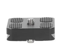 AMONIDA Piastra a Sgancio Rapido Vite da 1/4 di Pollice Resistente Allo Scivolamento in Lega di Alluminio per Treppiedi per Fotocamera Universale 50x38,5 Mm