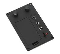 AMONIDA Pickup per Violino, Pickup Piezoelettrico Silenzioso EQ Professionale, per Cavo con Foro per Spina con Design Compatto e Portatile, per la Regolazione del Suono e la Soppressione del Rumore