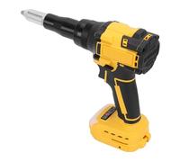 AMONIDA Pistola per Rivetti Senza Fili, Pistola per Rivetti con Motore Senza Spazzole, Rivettatrice Automatica con Luce LED Compatibile per da 3/32 1/8 5/32 1/5 di Pollice, Ideale per Batterie