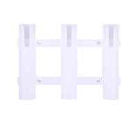 AMONIDA Portacanne da Pesca, Supporto in Plastica per Portacanne a 3 Canne con 4 Viti Torce Elettriche per Canne da Pesca per Camion per Barche Kayak Yacht a Parete (porta canna da )
