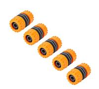 AMONIDA Prolunga Connettore Tubo da 1/2" 5 Pezzi in Plastica Resistente per la Riparazione e Il Collegamento del Tubo da Giardino
