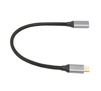 AMONIDA Prolunga USB C, Sincronizzazione Dati 10 Gbps Cavo USB C 3.1 Gen 2 da Maschio a Femmina Ampia compatibilità Uscita Video 4K 60Hz per Dock (0,25 m)