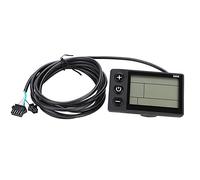 AMONIDA Quadro Strumenti per Controller Display LCD per Bici Elettrica con Retroilluminazione Design Antipioggia per Scooter Mountain Bike 24V 36V 48V ((36V/48V 250W/350W))