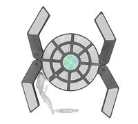 AMONIDA Raffreddatore per Laptop Supporto Pieghevole USB con Ventola di Grandi Dimensioni Efficiente per Un'efficace Dissipazione del Calore per Laptop Bianco (BLACK)