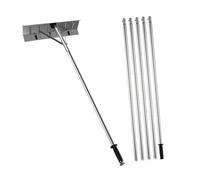 AMONIDA Rastrello da Estensibile da 5-21 Piedi, Strumento per la Rimozione della in Alluminio, Rastrello Antiscivolo con Ruote Lisce e Maniglia Antiscivolo, Ideale per Rimuovere la Dal Tetto,