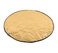 AMONIDA Riflettore di Luce Strumento Fotografico Pieghevole 5 in 1 per Studio e Trasmissione Dal Vivo, Illuminazione Morbida e Confortevole, Tessuto e Materiale Metallico (110 cm)