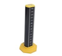 AMONIDA Righello per Gradienti Scala Bifacciale Durevole per un Livellamento Preciso Nella Lavorazione del Legno e Nella Ristrutturazione della Casa ABS e Lega di Alluminio 16 X 3 X 6 Cm (#2)