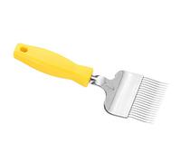 AMONIDA Robusta Forchetta per Togliere i Denti Dell'apicoltura in Acciaio Inossidabile - Strumento Affilato per L'ispezione Dell'alveare, la Rimozione dei Tappi, Il Controllo degli Acari della