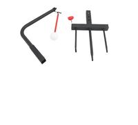 AMONIDA Scanalatore per Altalena, Trainer per Swing in Metallo, Trainer per 3 Impostazioni di Altezza Regolabili con Funzione di Pratica del Golf, Ideale per Migliorare la Tecnica dello Swing (Rosso)