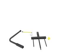 AMONIDA Scanalatore per Altalena, Trainer per Swing in Metallo, Trainer per 3 Impostazioni di Altezza Regolabili con Funzione di Pratica del Golf, Ideale per Migliorare la Tecnica dello Swing (YELLOW)