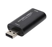 AMONIDA Scheda di Acquisizione Audio Video USB 2.0 Nera Risoluzione 4K: Perfetta per L'imaging Medico