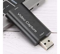 AMONIDA Scheda di Acquisizione Video Portatile USB 2.0 HD per //OS X, Supporto Alta Risoluzione, Installazione Semplice, Uscita 4K, Applicabile per L'editing Multimediale
