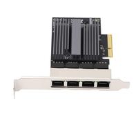 AMONIDA Scheda NIC Gigabit a 4 Porte Ad Alte Prestazioni per la Trasmissione Veloce in Server e Computer Industriali