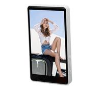 AMONIDA Schermo Selfie Magnetico, Touch Screen 4K da 4,02 Pollici con Mirroring Wireless e Telecomando, Monitor con Fotocamera Posteriore con Rotazione di 180 Gradi, Ideale per Telefoni