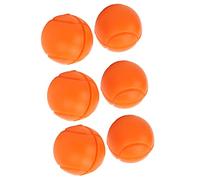 AMONIDA Set di Ammortizzatori per Racchette da Tennis in Silicone da 6 Pezzi con Caratteristiche di Assorbimento degli Urti per Un Gioco Confortevole All'aperto (Orange)
