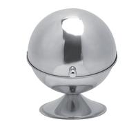 AMONIDA Set di Scatole per Spezie in Acciaio Inossidabile con Coperchio Girevole, Contenitore per Condimenti Durevole per Uso Domestico e Al Ristorante, 5,1x6,3 Pollici, Strumento da Non Tossico