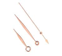 AMONIDA Set Lancette per Orologio per Movimento ETA2824, Lancette per Ore, Minuti e Secondi in Metallo Resistente, Perfette per la Riparazione Dell'orologio, Oro/oro Rosa, 3 Pezzi