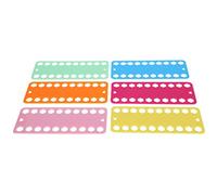 AMONIDA Set Organizer per Fili per Punto Croce, Bobine di Filo Interdentale in Plastica Resistente Migliore Gestione dei Fili da Ricamo, 18 Pezzi Multicolori, Ideali per gli Appassionati di