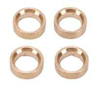 AMONIDA Set Pesi Per Ruote RC In Ottone In 1/30 Per Modelli Axial SCX30, Contrappesi In Ottone Resistente Per Stabilità Ed Estetica Migliorate, 4 Pezzi Per Hobbisti e Collezionisti